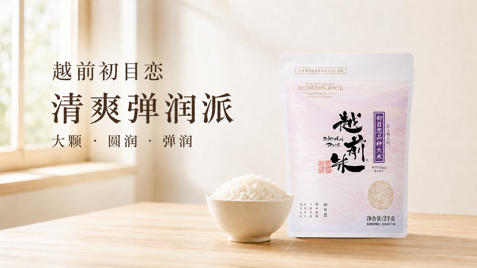 越前初目恋 · 清爽弹润派